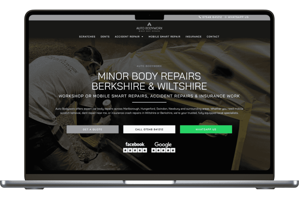 Car Bodyshop Website