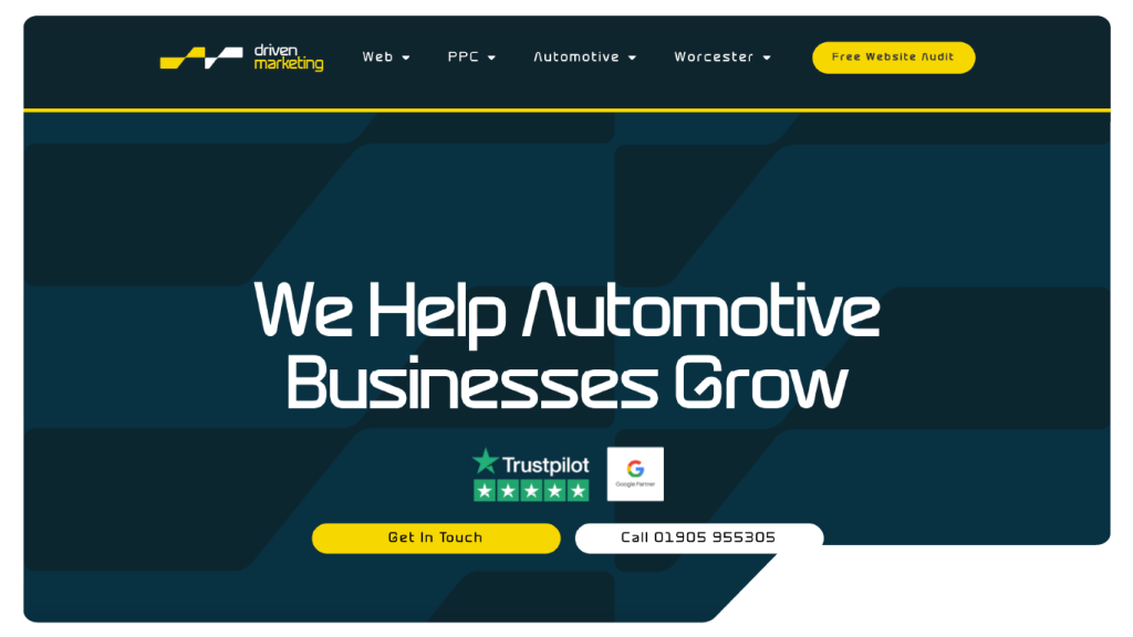 website Case Study - Driven Marketing Agency